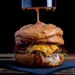 Cheddar madness burger